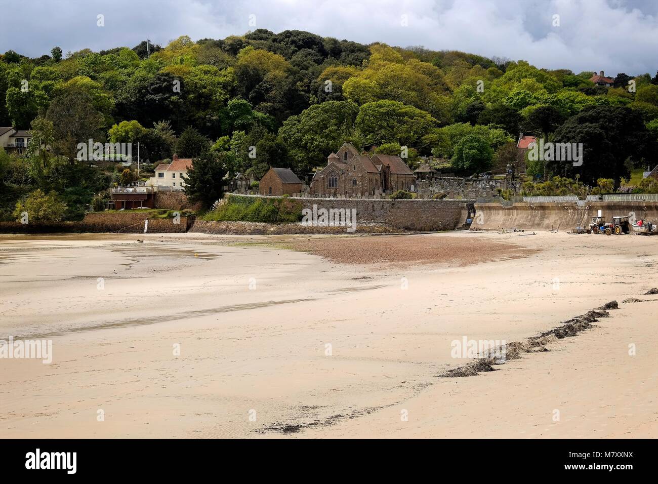 Église ST BRELADE À ST BRELADE BAY JERSEY CHANNEL ISLANDS Banque D'Images