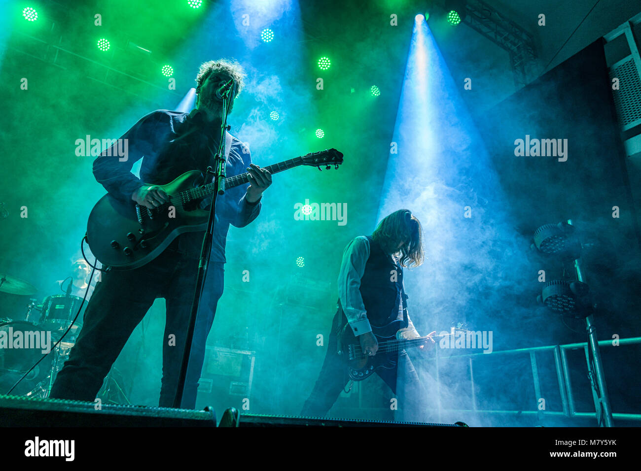 Musiciens à l'Islande, ondes fête musicale, Reykjavik, Islande Banque D'Images