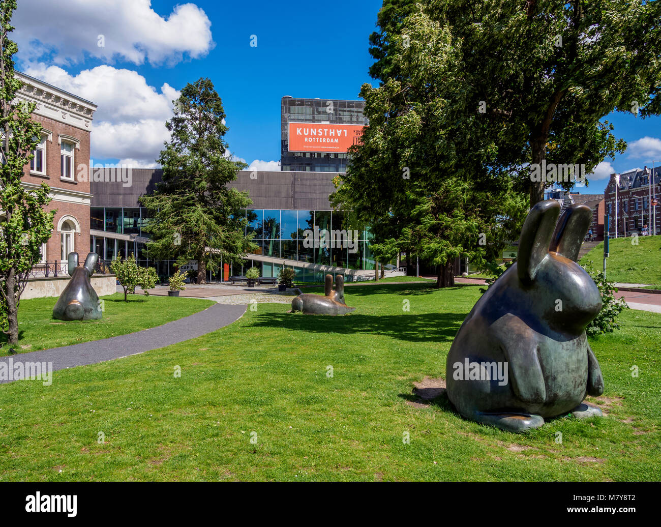 Le Musée Kunsthal, Rotterdam, Hollande méridionale, Pays-Bas Banque D'Images