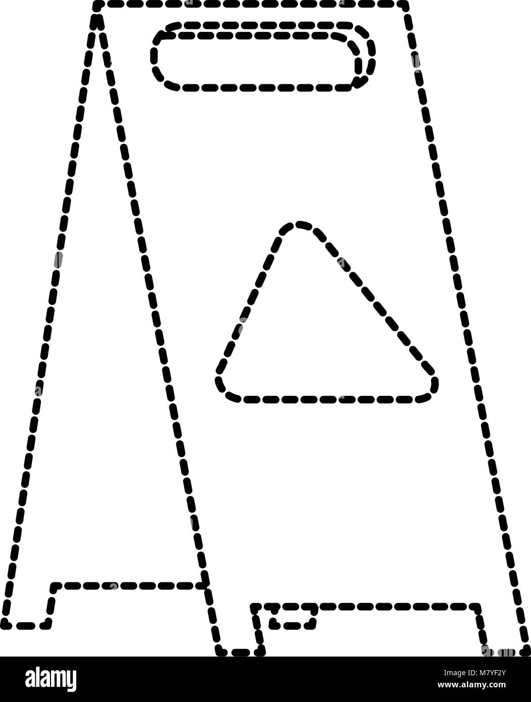 Plancher glissant l'icône signe la conception d'illustration vectorielle Illustration de Vecteur