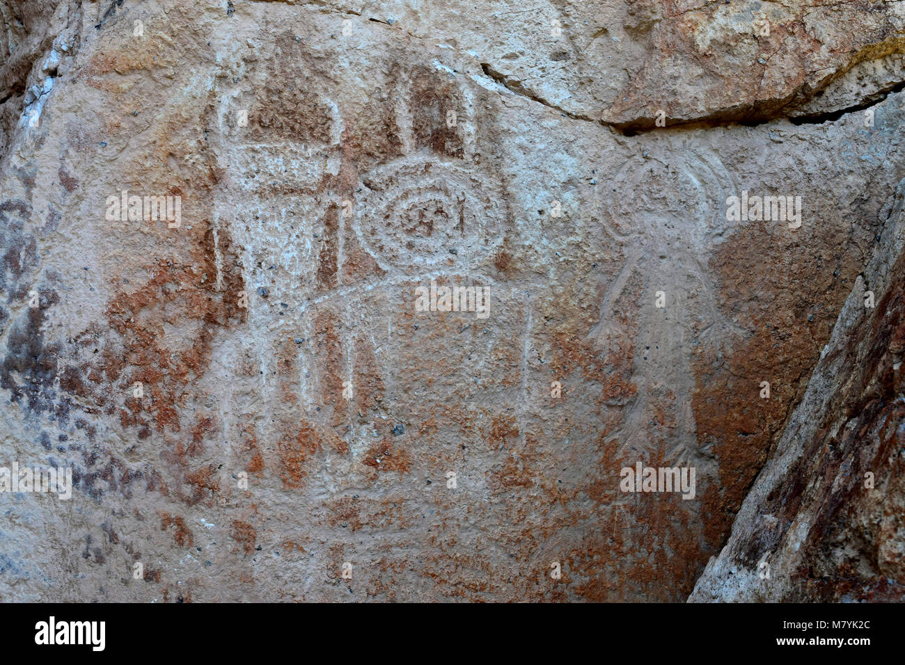 Fremont petroglyph, Utha USA Banque D'Images