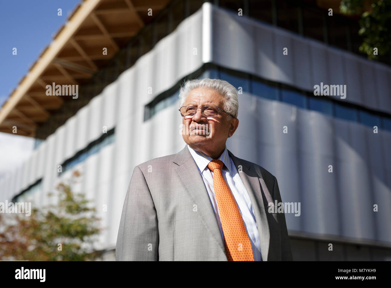 Seigneur Kumar Bhattacharyya dans le centre de fabrication internationales à l'Université de Warwick. Banque D'Images