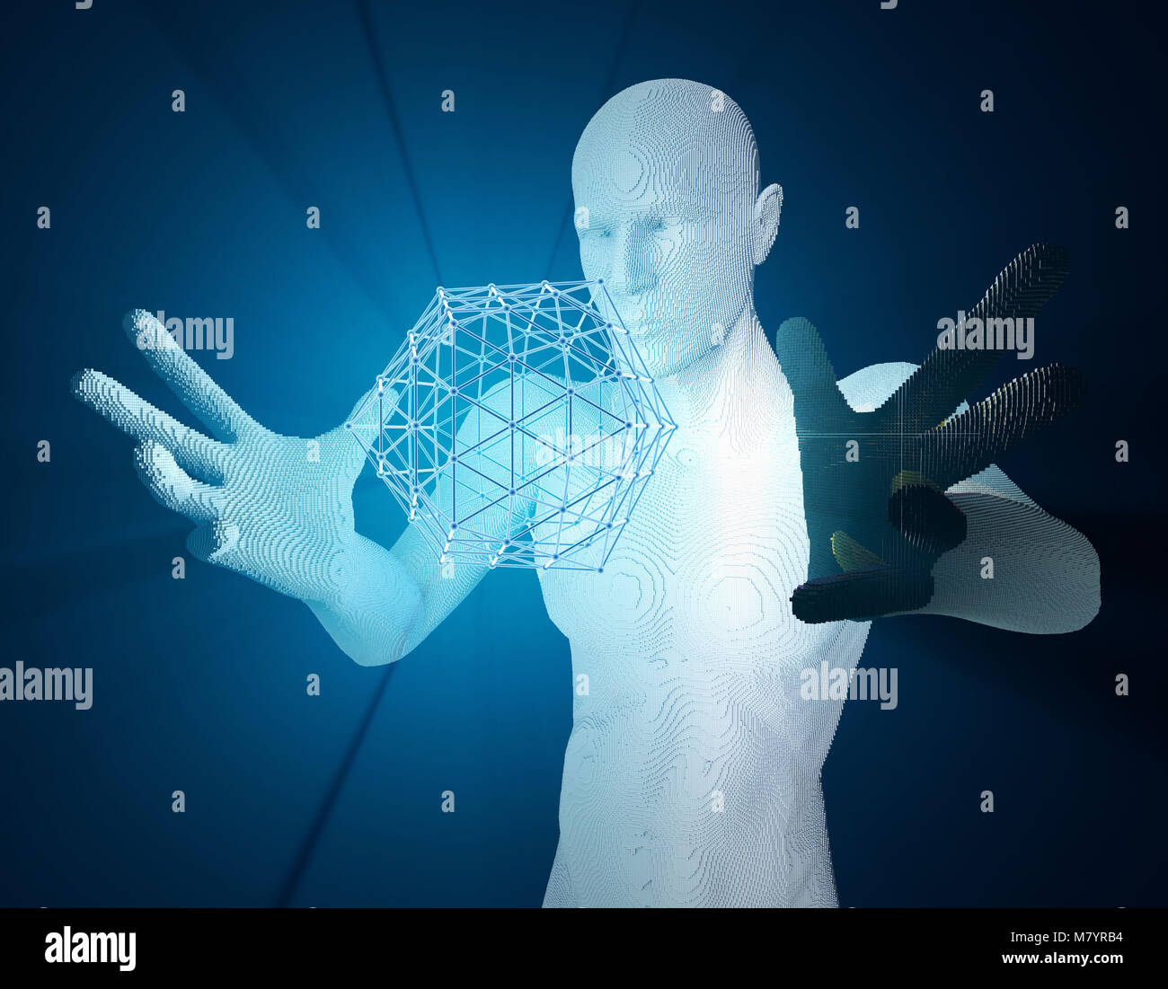 Les droits de l'avenir de la science et de la technologie, l'exploration de l'avenir, de l'information Données Banque D'Images