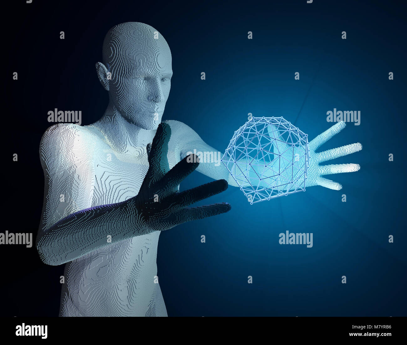 Les droits de l'avenir de la science et de la technologie, l'exploration de l'avenir, de l'information Données Banque D'Images