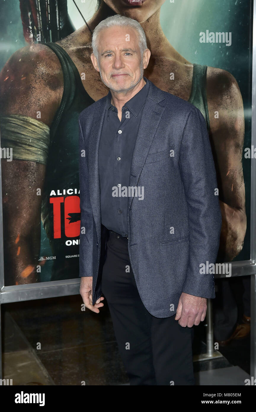 Hollywood, Californie. 12Th Mar, 2018. Patrick McCormick assiste à la 'Tomb Raider' en première mondiale au théâtre chinois de Grauman, IMAX le 12 mars 2018 à Hollywood, Californie. | Verwendung weltweit Credit : dpa/Alamy Live News Banque D'Images