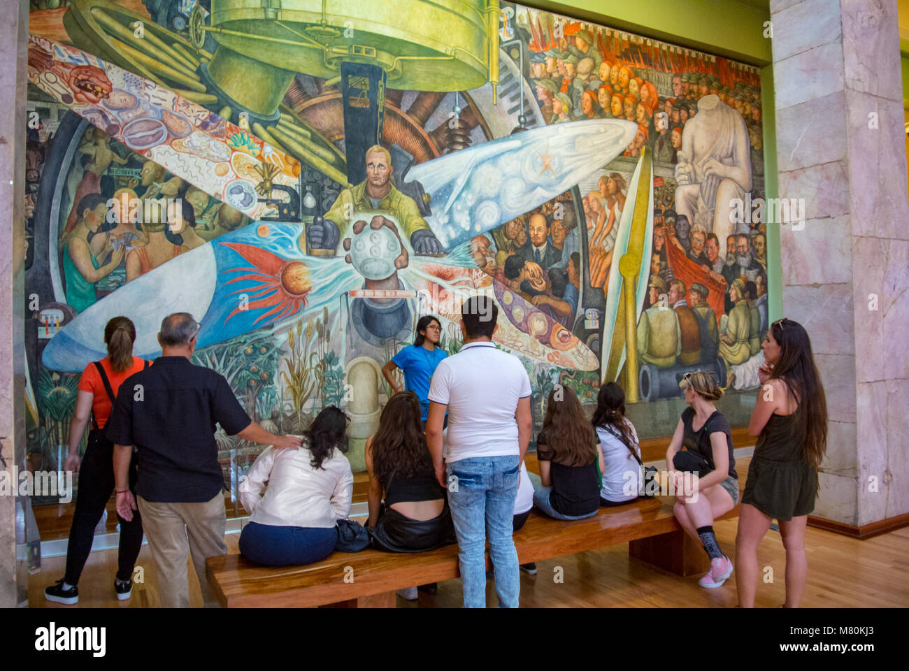 Palacio de Bellas Artes Mexico Mexique Banque D'Images