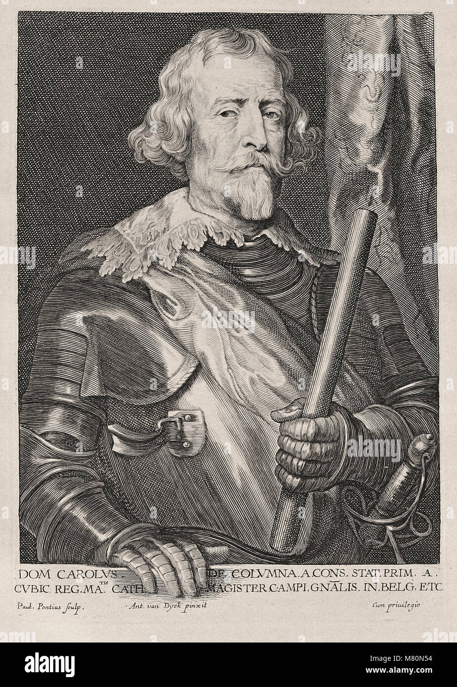 Paulus Ponce après Anthony Van Dyck - Carlos Coloma Banque D'Images