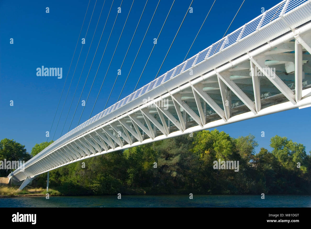 Sundial Bridge, Turtle Bay Exploration Park et Redding, Californie Banque D'Images