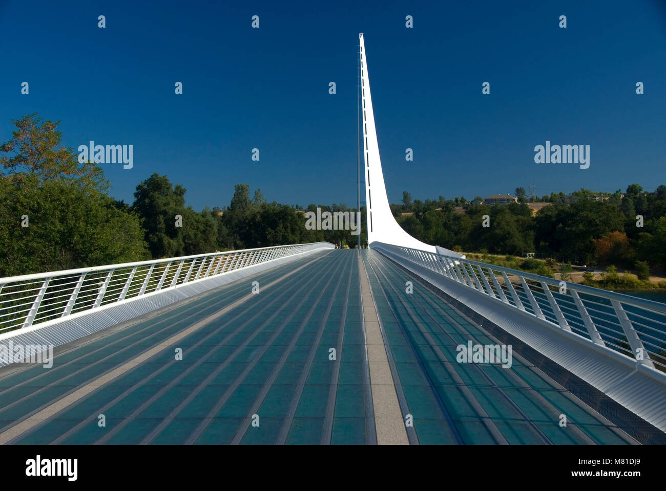 Sundial Bridge, Turtle Bay Exploration Park et Redding, Californie Banque D'Images