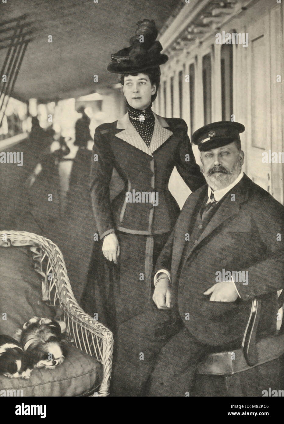 Le roi Édouard VII et la reine Alexandra Banque D'Images