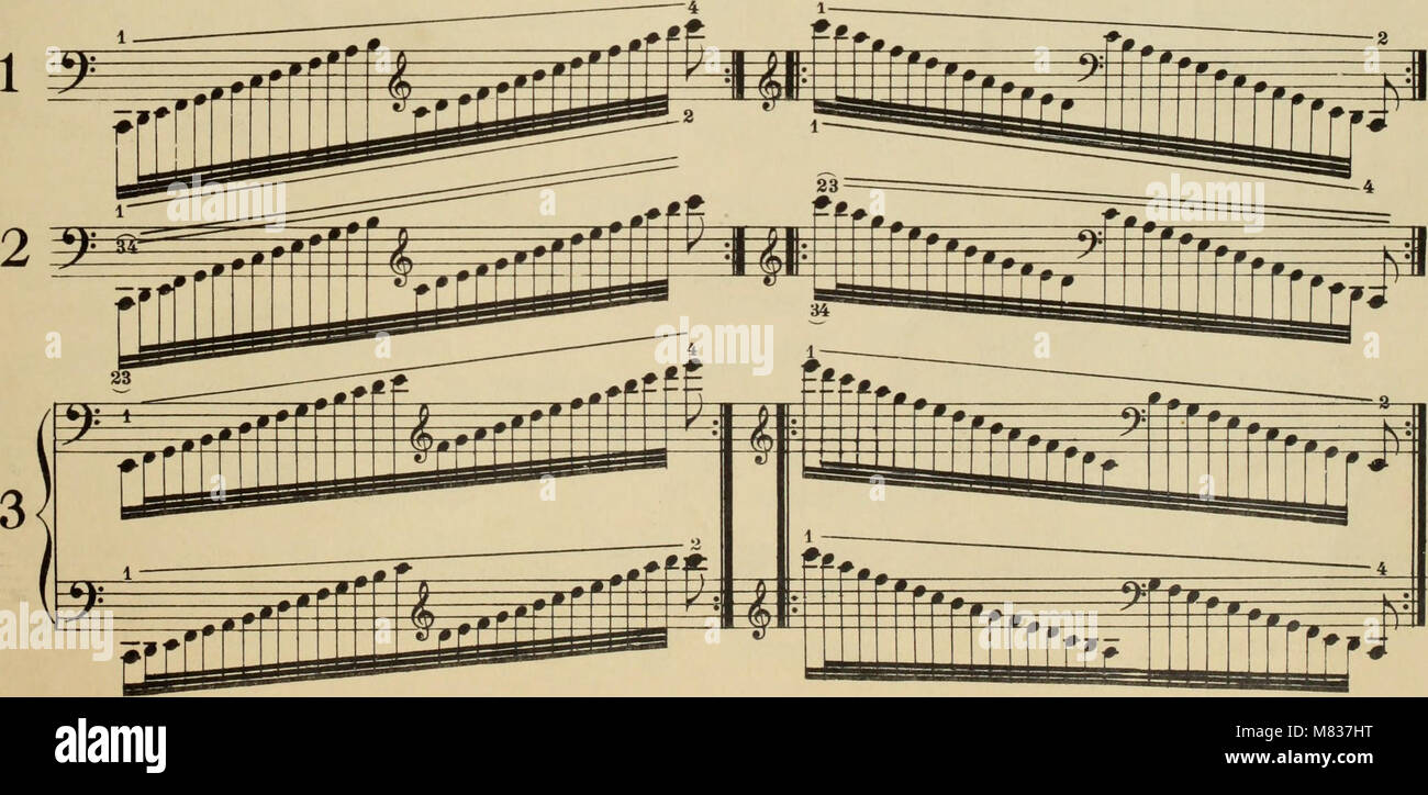 L'école complète de technic pour le pianoforte - y compris la souplesse et l'indépendance, d'un pèse-personne dans toutes les formes, de la vulgarisation, des arpèges dans toutes les formes, des notes doubles, octaves et accords, trilles, tremolo, (14788952623) Banque D'Images
