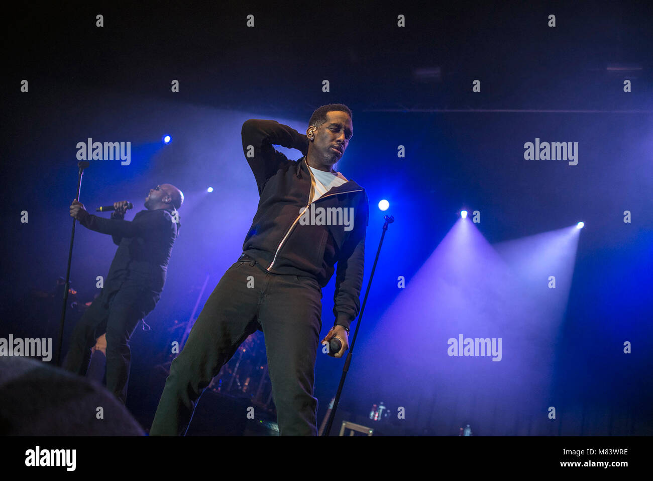 Boyz II Men à la Manchester Academy Banque D'Images