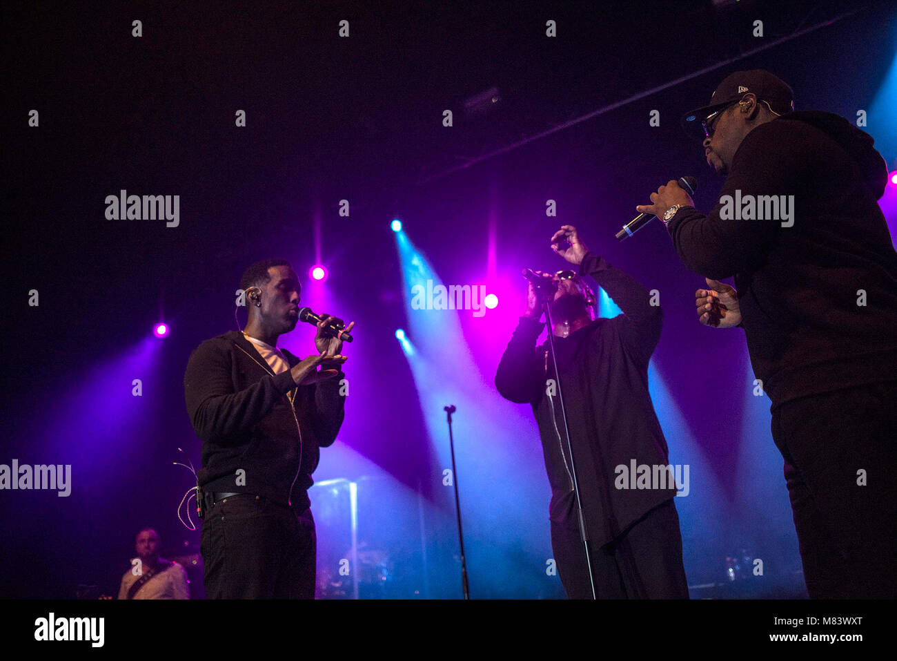 Boyz II Men à la Manchester Academy Banque D'Images