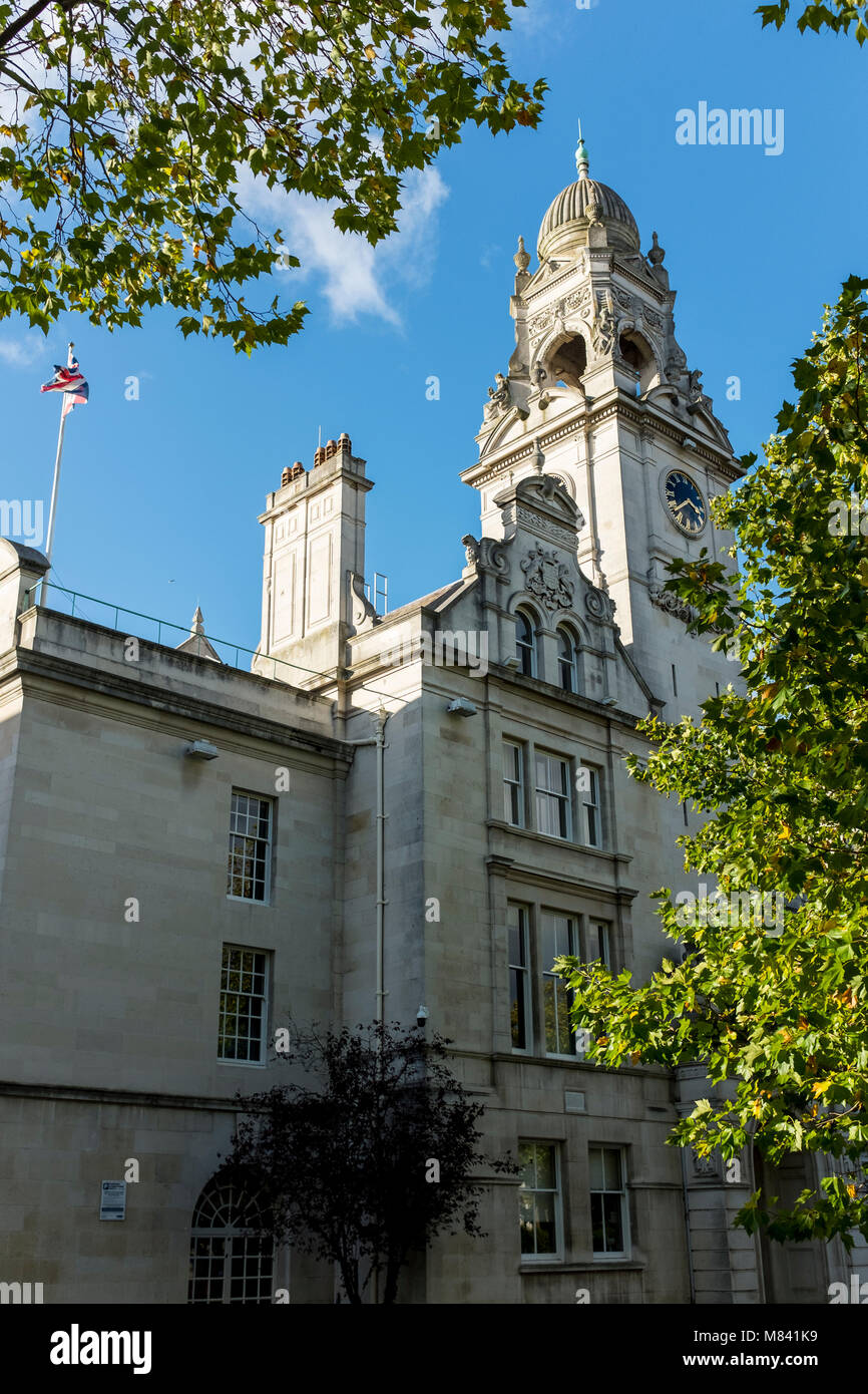 Surrey County Hall Building à Kingston upon Thames, Surrey, UK Banque D'Images