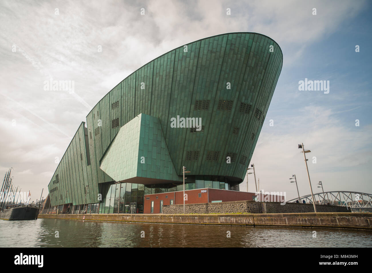 Musée des sciences NEMO à Amsterdam, Pays-Bas. Banque D'Images
