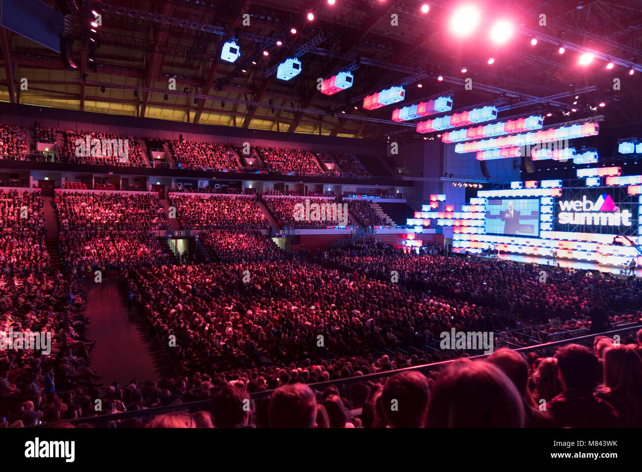 Sommet 2017 sur le Web à l'honneur à la Altice Arena à Lisbonne, Portugal, Europe Banque D'Images