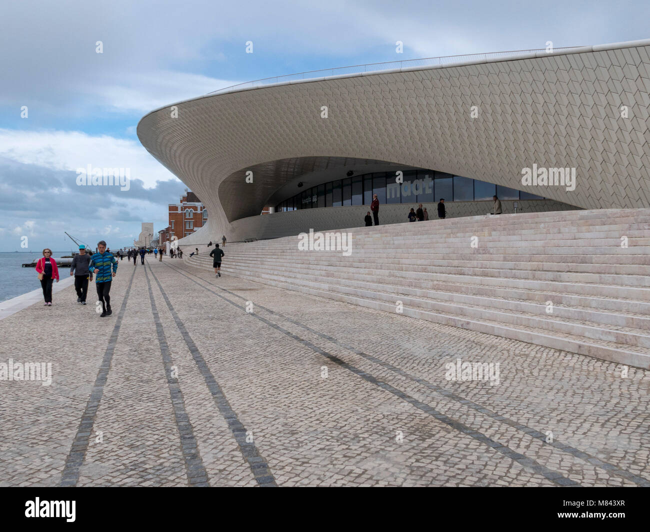 MAAT Museum of Art, l'architecture et de la technologie par l'architecte Amanda Levent, Lisbonne, Portugal, Europe Banque D'Images
