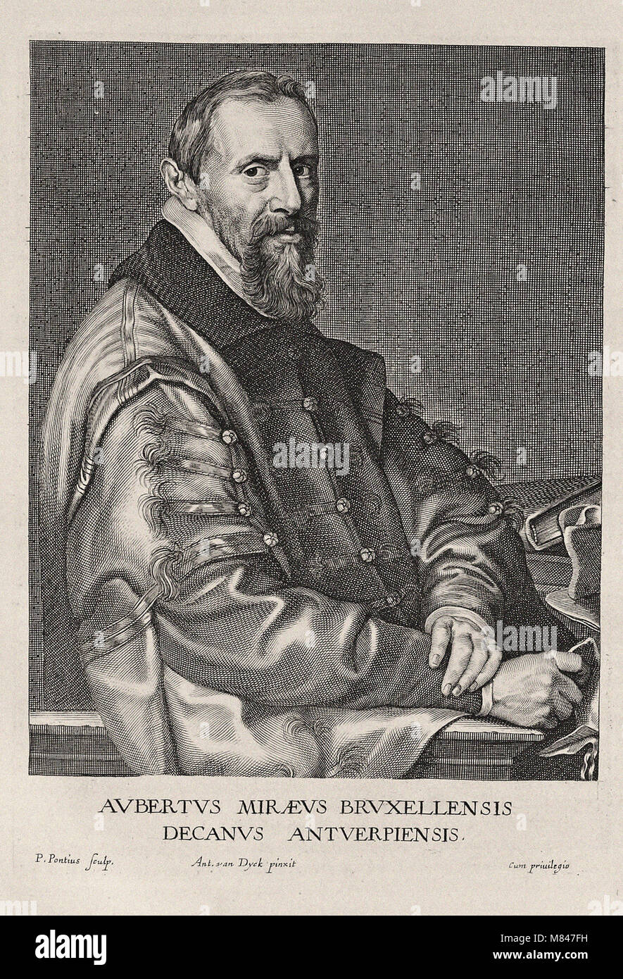 Paulus Ponce après Anthony Van Dyck - AUBERT MIRAEUS Banque D'Images