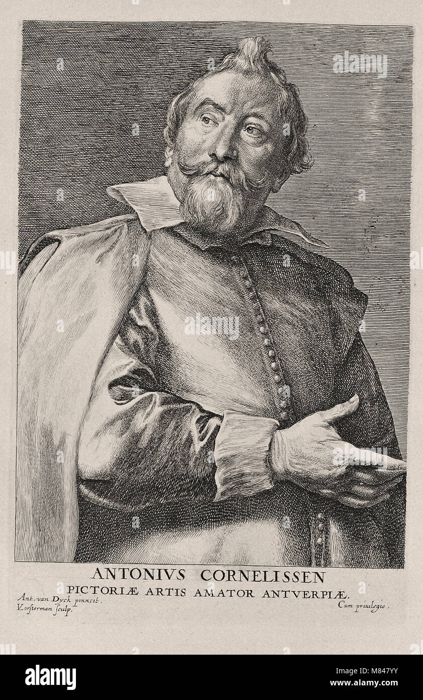 Paulus Ponce après Anthony Van Dyck - Anton cornelisson Banque D'Images