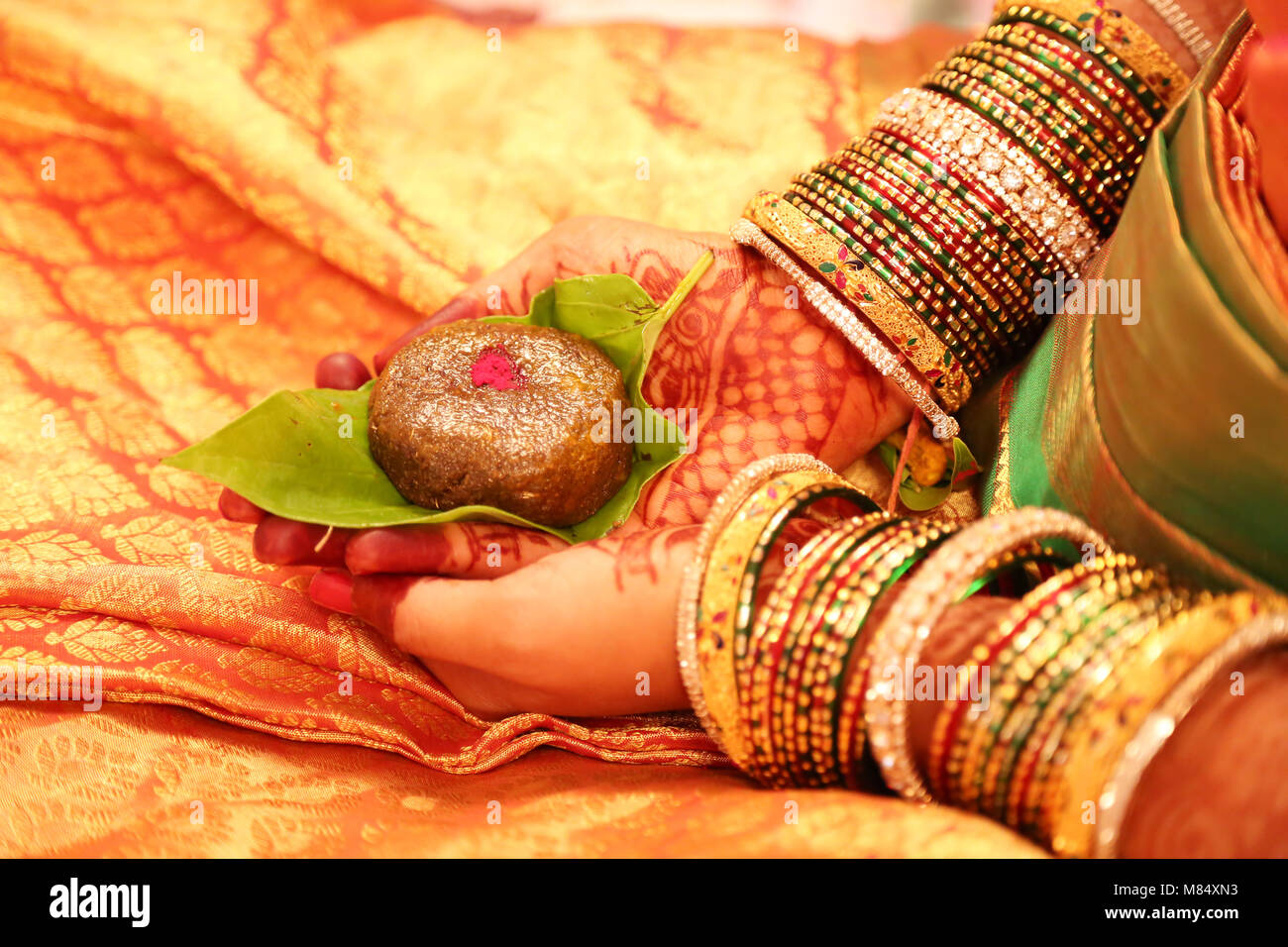 Bijoux de mariage indien Banque D'Images