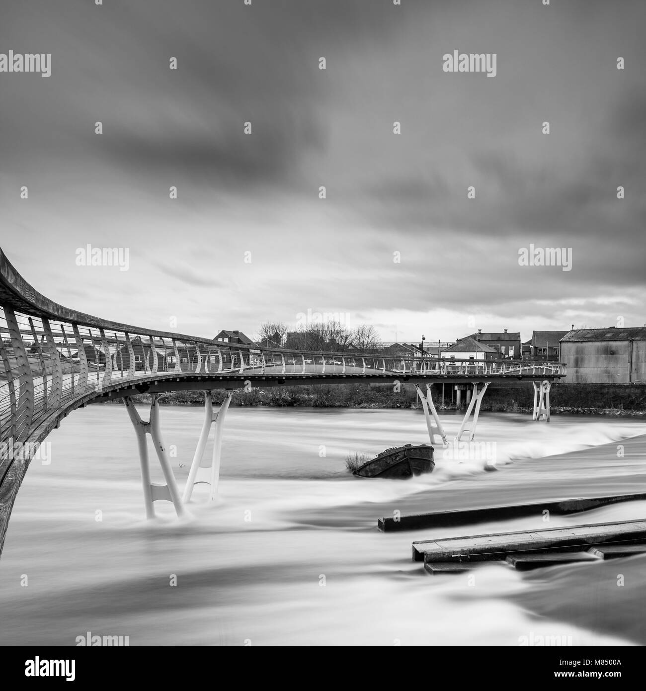 Millenium Bridge, Castleford, England Banque D'Images