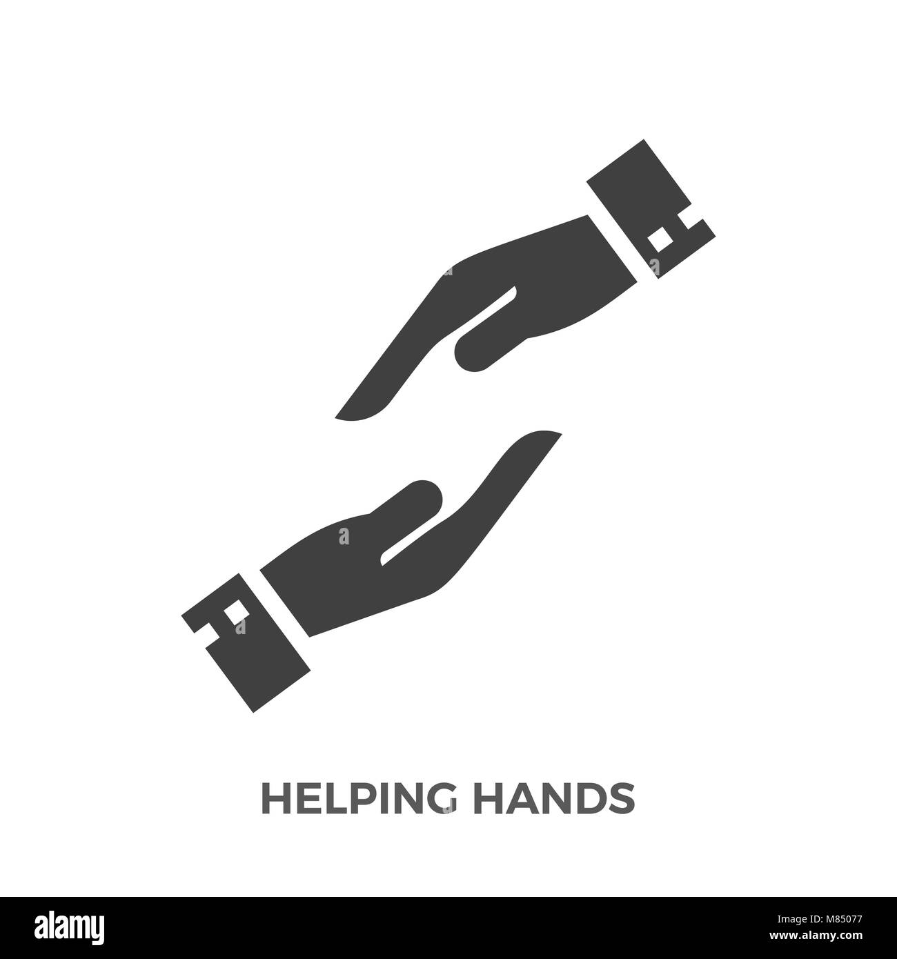 Glyphe d'aide Icône vecteur isolé sur le fond blanc. Illustration de Vecteur