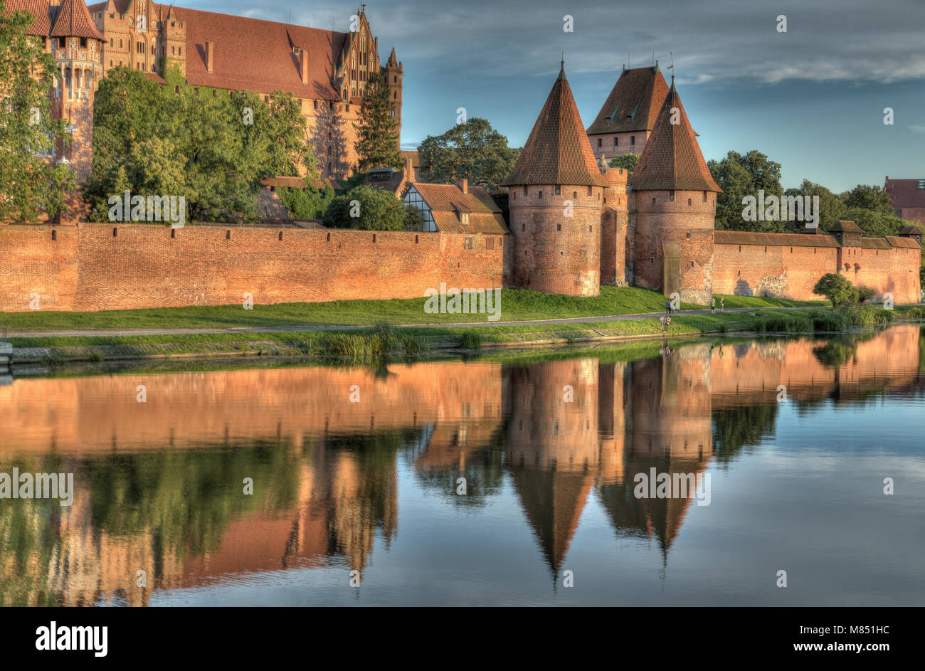 Le château de Malbork Banque D'Images