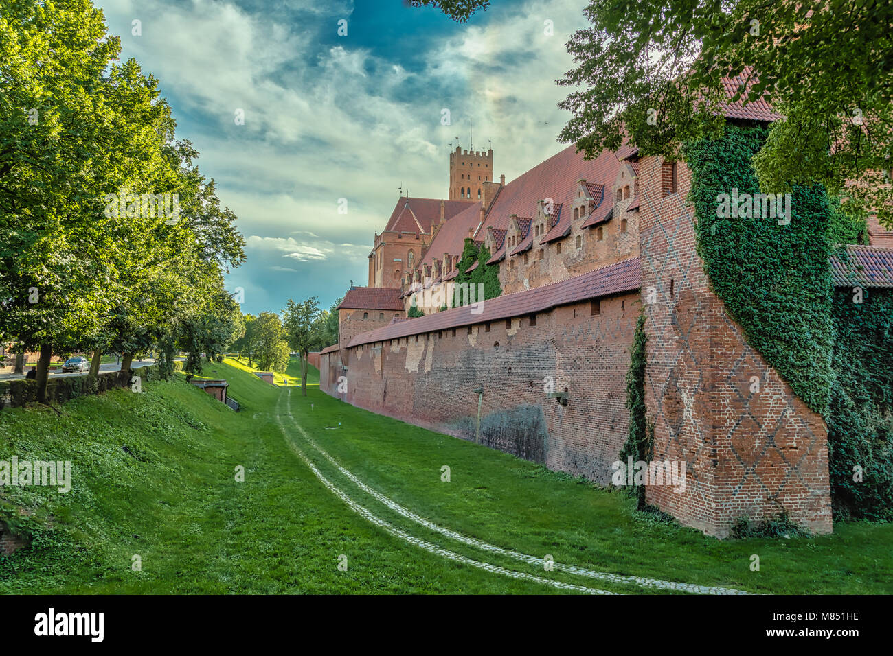 Le château de Malbork Banque D'Images