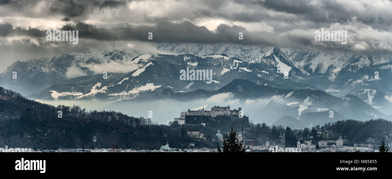 Maria Plain Wallfahrtsort bei Salzburg Banque D'Images