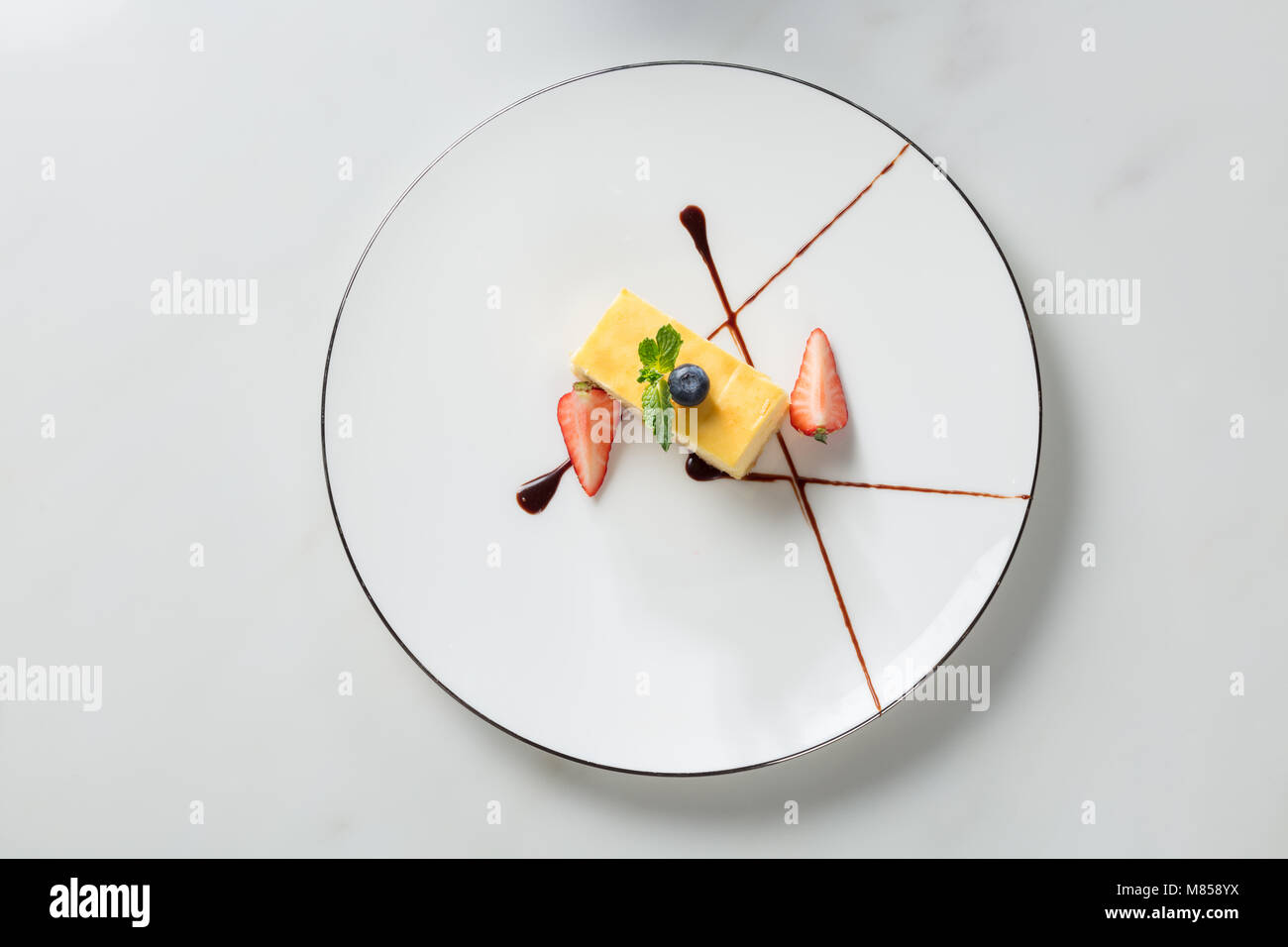 L'avis de French food Banque D'Images