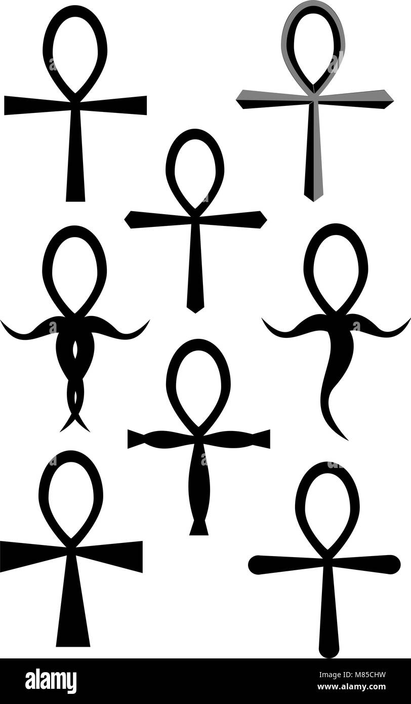 Croix De Ankh Tatouage Signification Ankh as symbol of life Banque d'images noir et blanc - Alamy