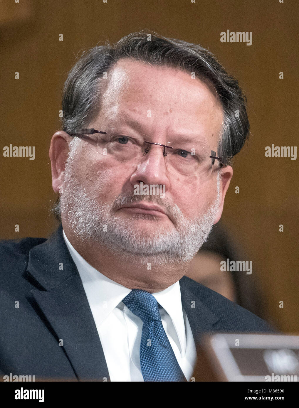 Témoigne devant le comité du Sénat américain sur le commerce, les sciences, et des transports sur "l'infrastructure dans ÄúRebuilding America : Perspectives d'administration » sur la colline du Capitole à Washington, DC le mercredi 14 mars, 2018. Credit : Ron Sachs/CNP /MediaPunch Banque D'Images