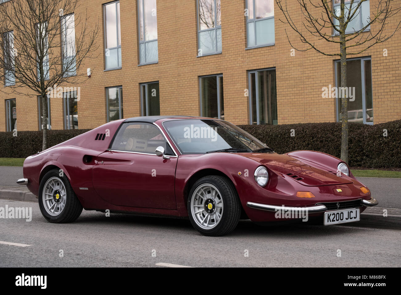 Mars 2018 - JH Classics 306 GTS réplique de la Ferrari Dino 1970 Banque D'Images