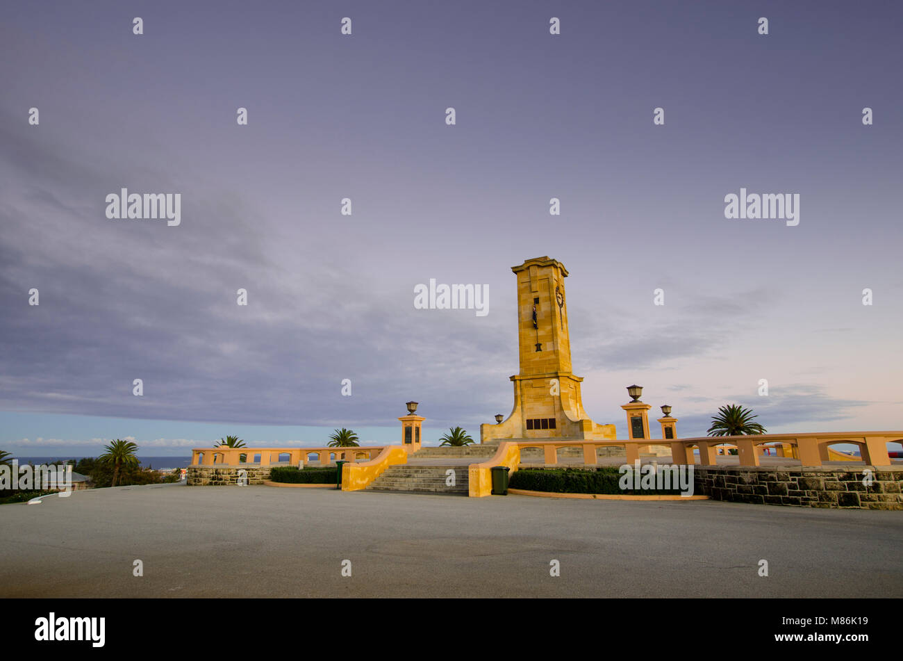 Fremantle War Memorial, monument Hill, South Fremantle Banque D'Images