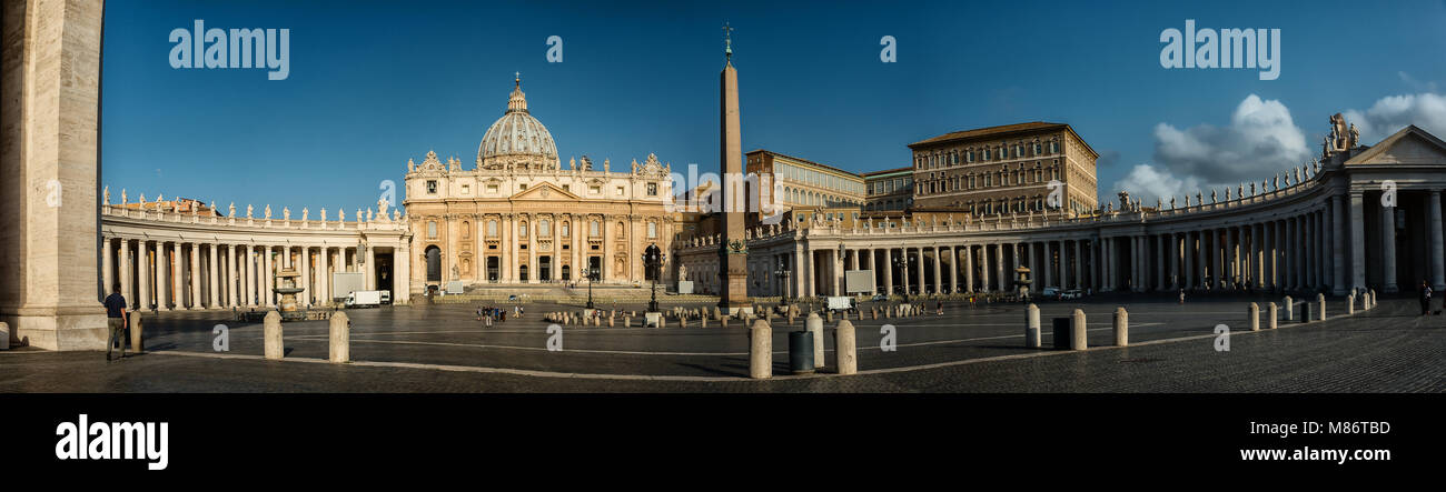 Petersplatz en Rom Banque D'Images