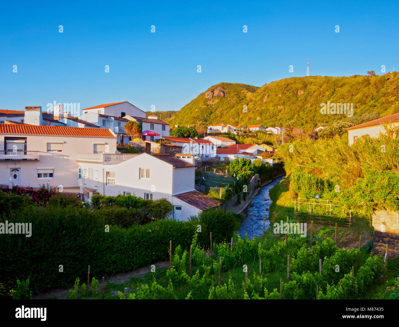 Mosteiros, l'île de São Miguel, Açores, Portugal Banque D'Images