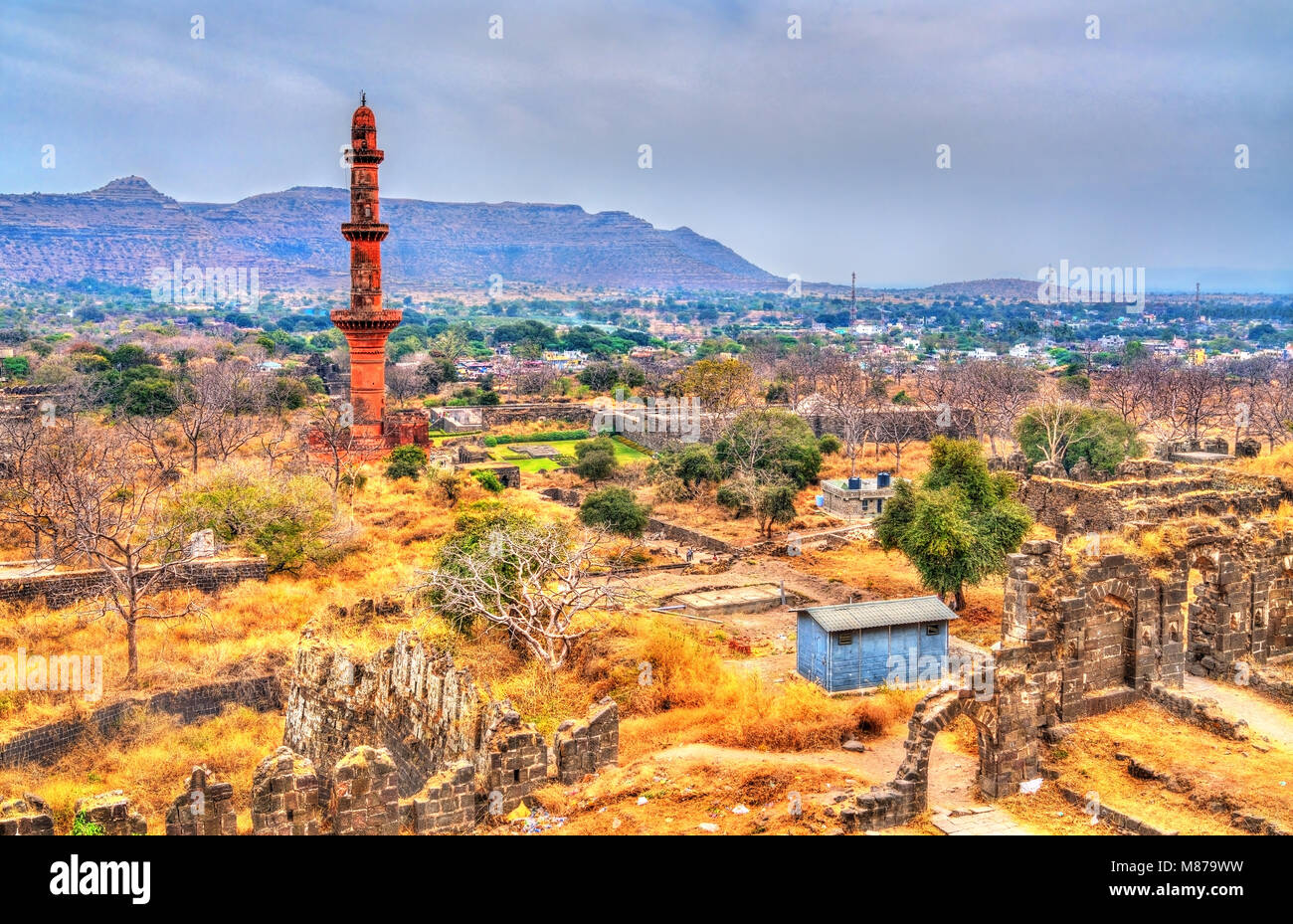 Devagiri Fort Daulatabad dans - Maharashtra, Inde Banque D'Images