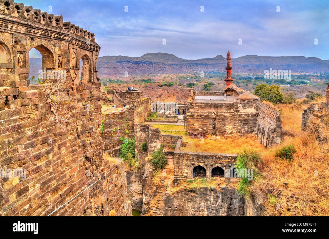 Devagiri Fort Daulatabad dans - Maharashtra, Inde Banque D'Images