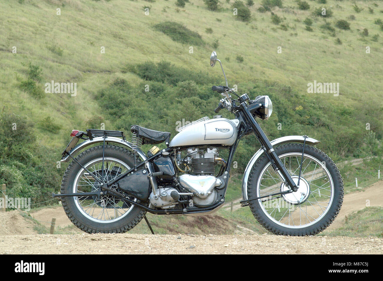 1950 Triumph TR5 Trophy 500cc Banque D'Images