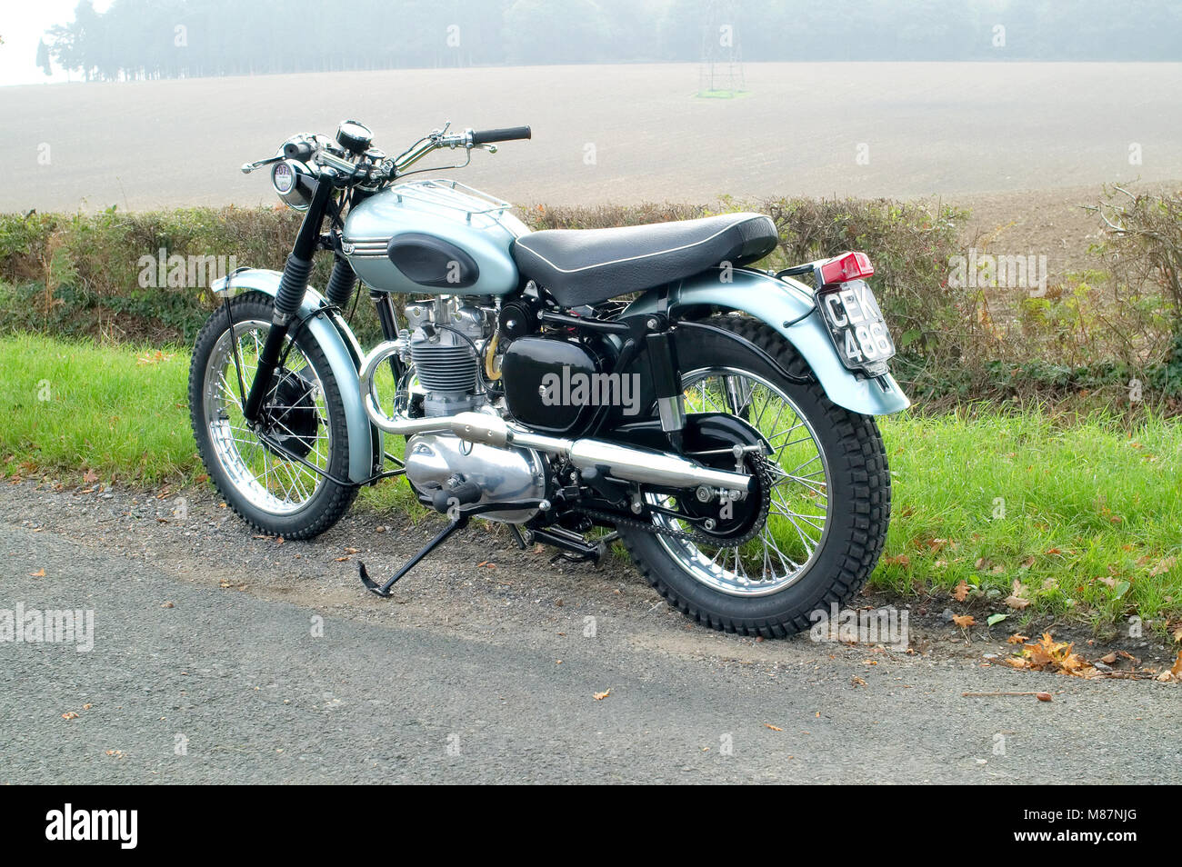 1956 Triumph TR6 Trophy 650cc Banque D'Images