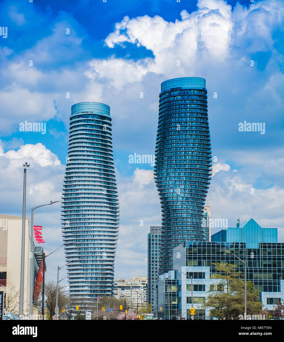 Tours absolue, Mississauga, Canada, MAD Architects Banque D'Images