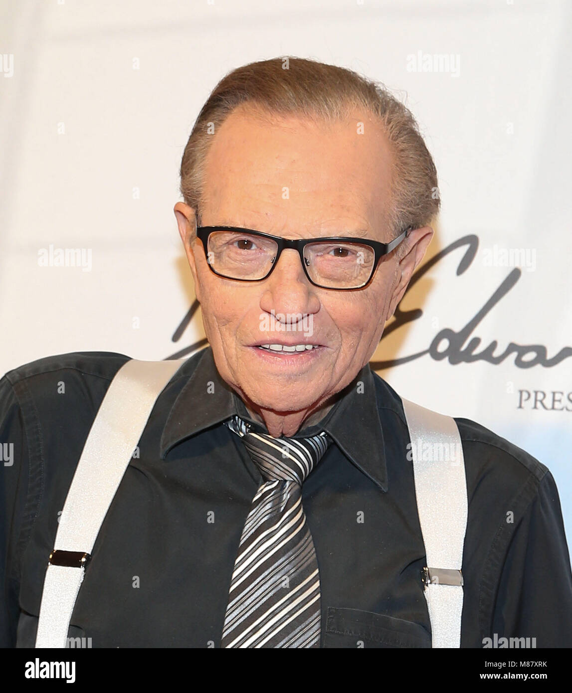 LAS VEGAS, NV - 13 avril : Larry King photographié à la garder vivante la mémoire de 2013, le pouvoir de l'amour at MGM Grand gala le 13 avril 2013 à Las Vegas, Nevada. © Kabik/MediaPunch Banque D'Images