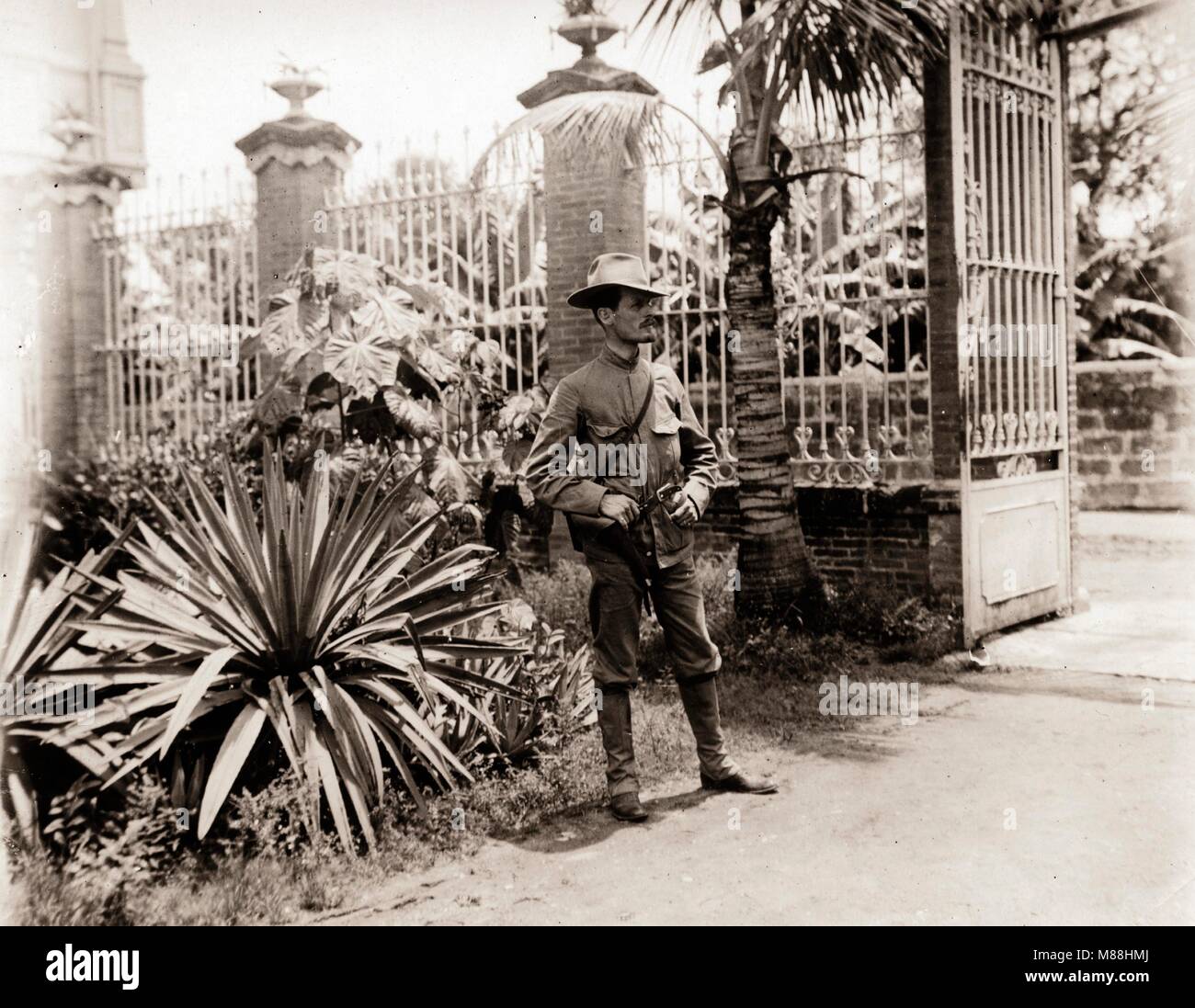 Burton Holmes Aux Philippines, 1898 Banque D'Images
