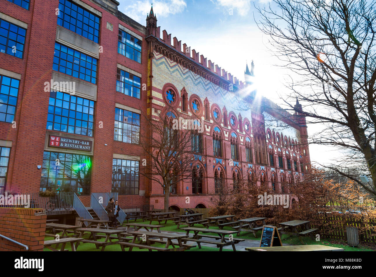 Brasserie de l'Ouest dans le Templeton Building, Glasgow, Ecosse Banque D'Images