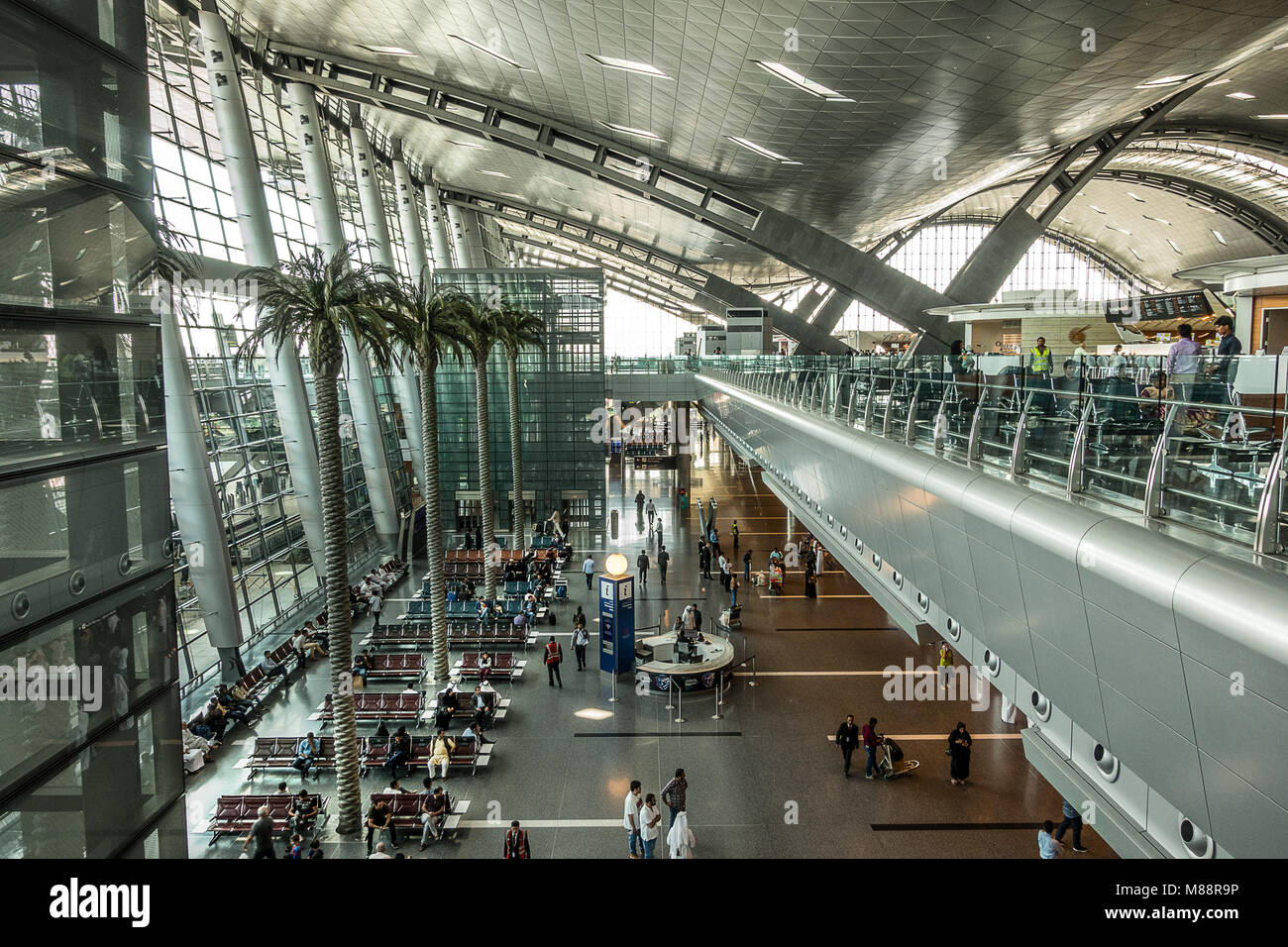 L'Aéroport International Hamad à Doha Qatar Banque D'Images