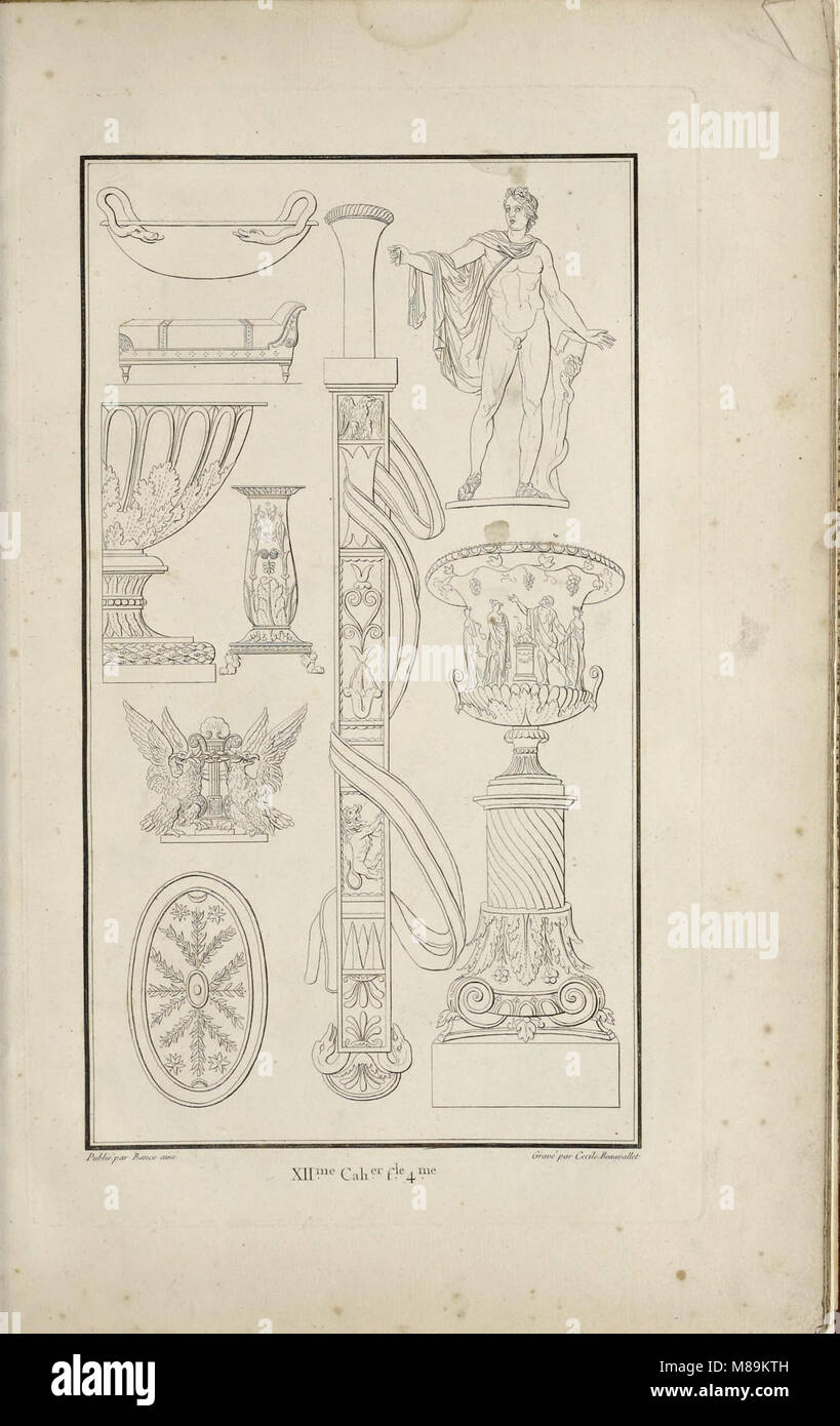 Fragmens Fragmens d'architecture, sculpture et peinture, dans le style antique ...
