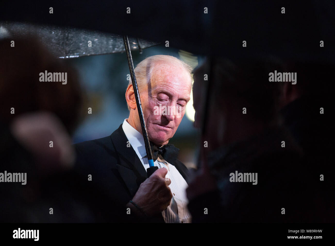 London, UK, 8 octobre 2014, Charles Dance , 'l'Imitation Game' soirée d'ouverture du gala BFI London Film Festival. Mariusz Goslicki/Alamy Banque D'Images