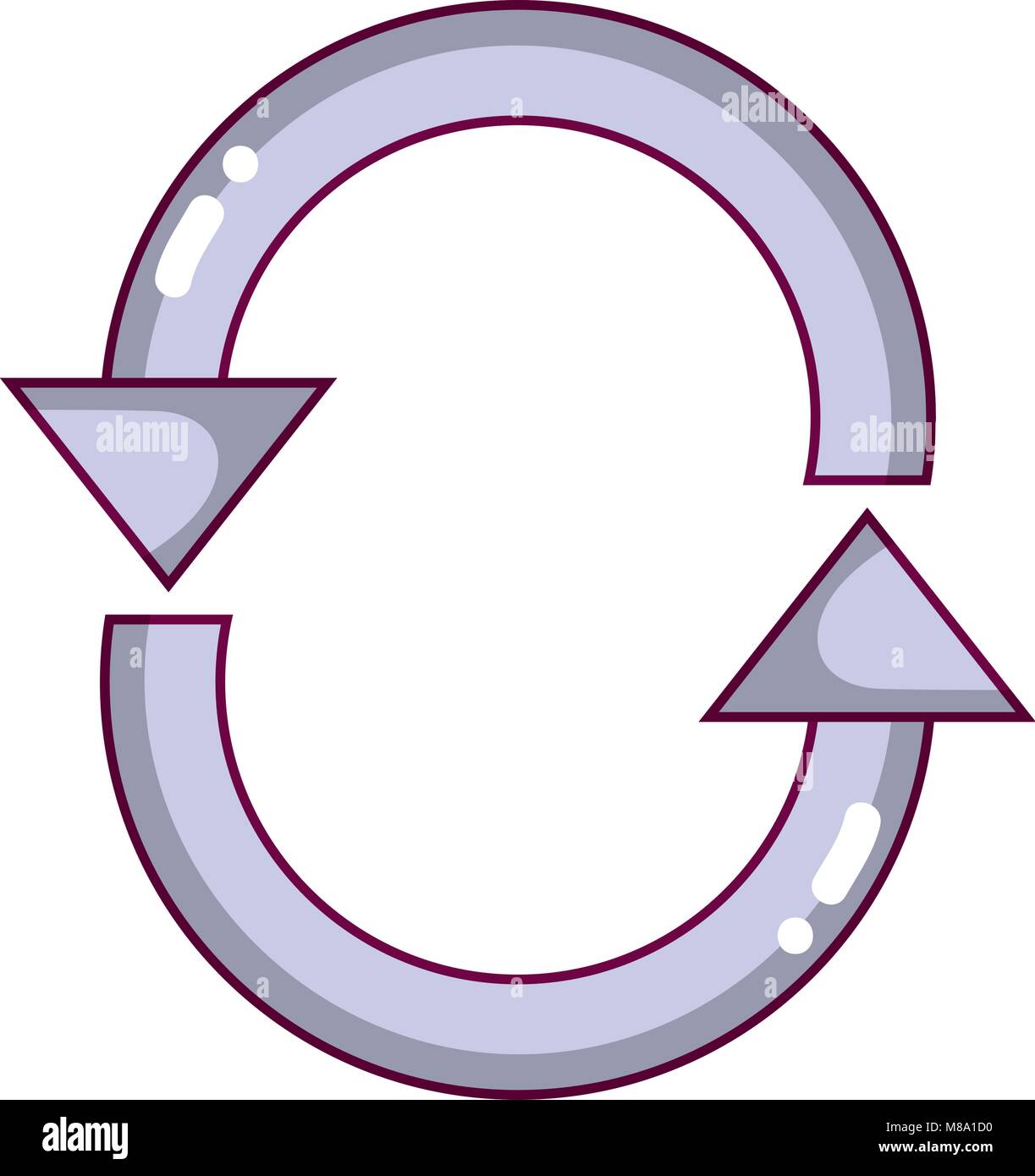 Processus de chargement icône symbole web Illustration de Vecteur