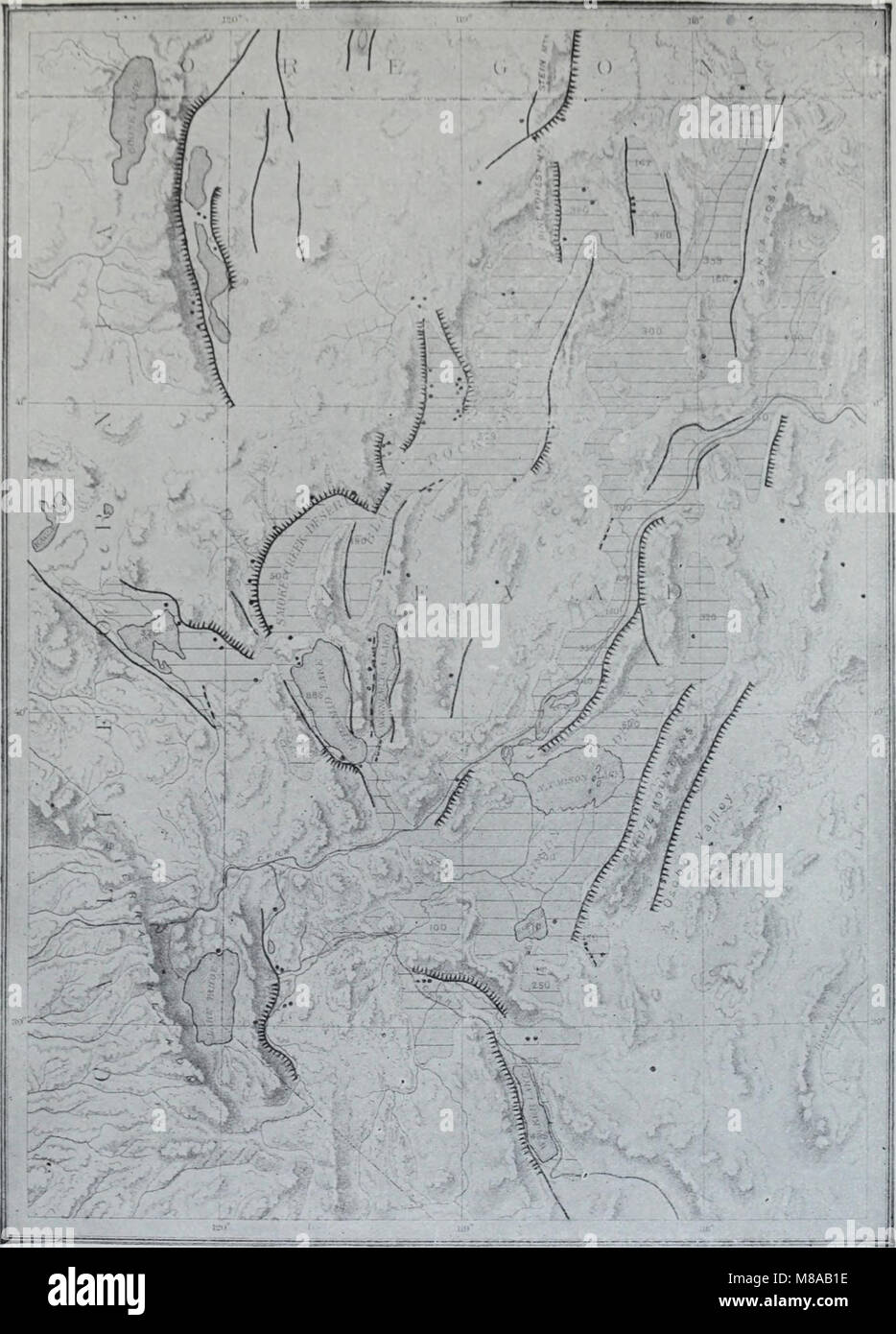 'Geology' (1907) est un texte scientifique qui traite de l'étude de la structure de la Terre, des formations rocheuses et des processus géologiques. Il couvre des sujets tels que la tectonique des plaques, l'activité volcanique et les archives fossiles. Banque D'Images