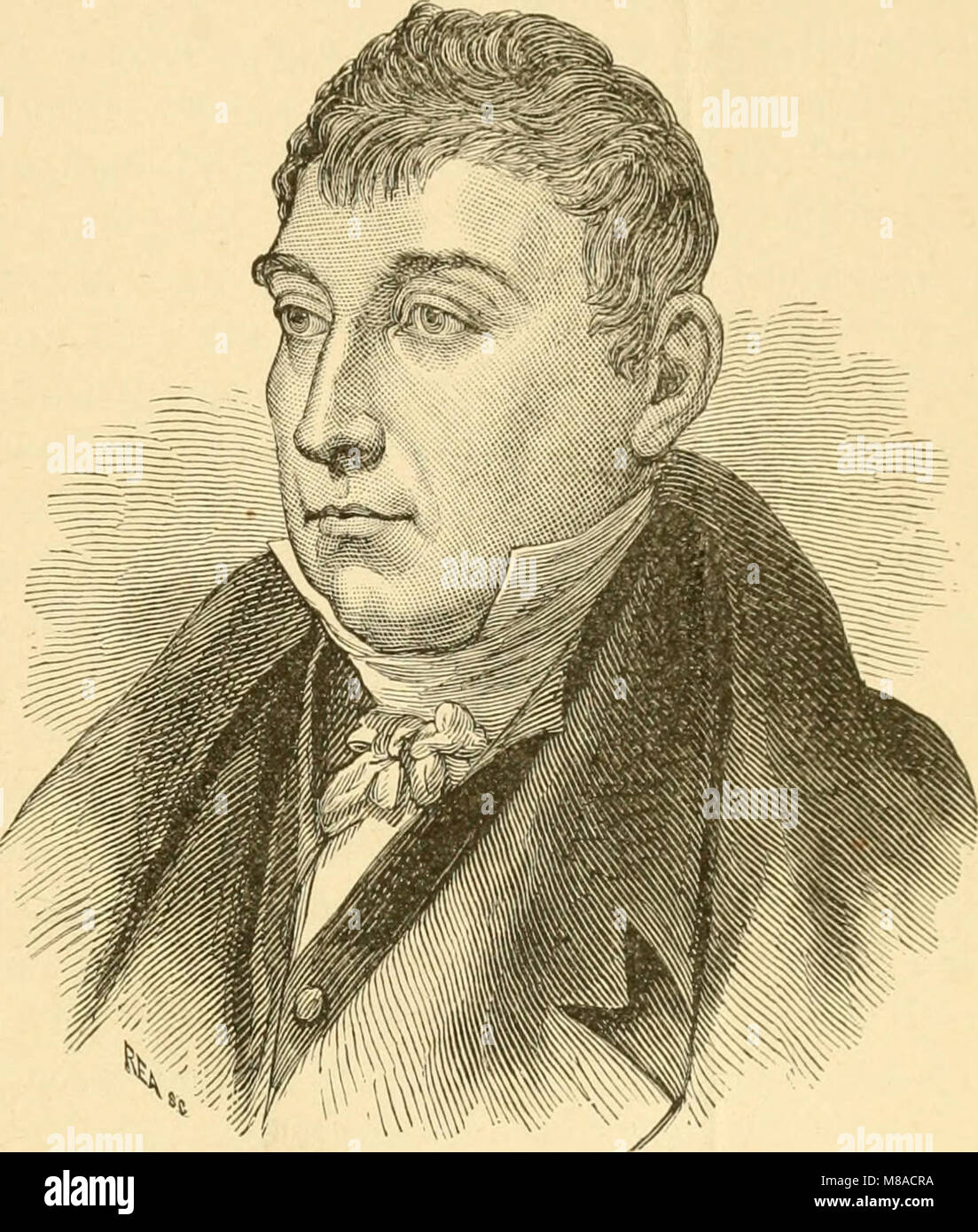 Gilbert du Motier, Marquis de La Fayette Banque D'Images